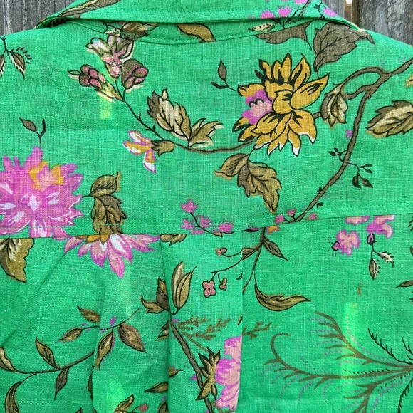 Mauve Linen Suffer Shirt - Picture 5 of 11